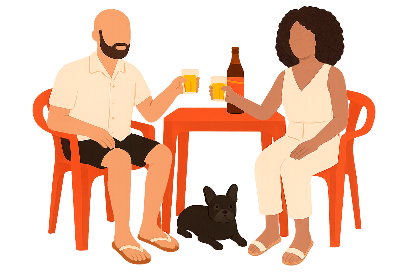 Ilustração do rodapé